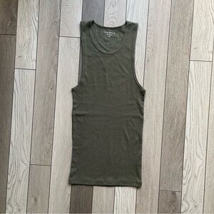 YoungLA Green Tank Top Slim Fit Casual
